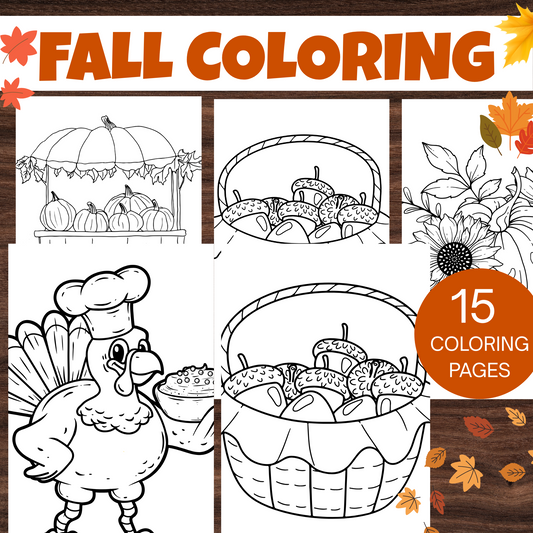 Fall Coloring Pages | Printable Autumn Activity Sheets